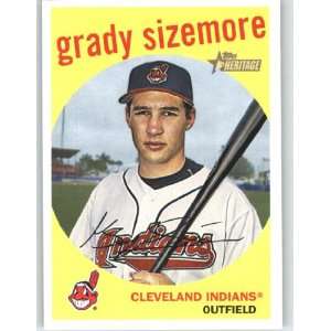  2008 Topps Heritage #80 Grady Sizemore   Cleveland Indians 