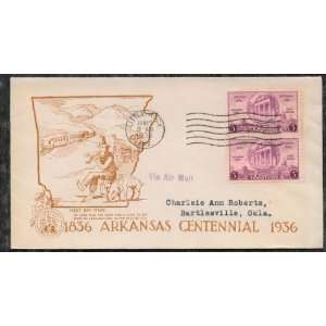  Arkansas FDC 782 56a McDonough/Dees Stamp House 