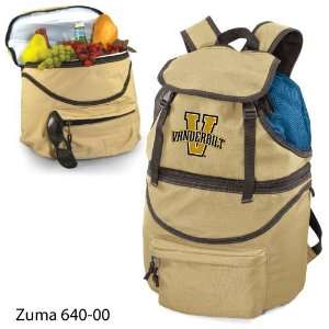   Vanderbilt University Printed Zuma Picnic Backpack Beige Sports