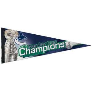 Vancouver Canucks 2011 NHL Stanley Cup Champions 12x30 Premium Pennant 