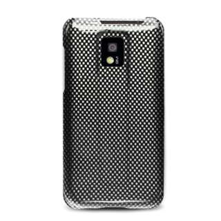 For LG Esteem/Revolution RUBBERIZED Case Carbon Fiber  