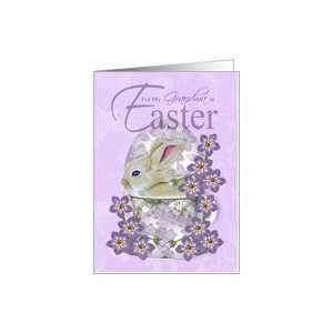  Grandma Easter Card With Baby Rabbit   Just For You At 