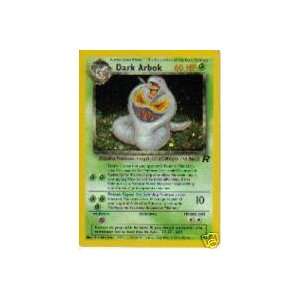  Pokemon Dark Arbok Team Rocket Holo 60 Hp 2/82 Card [Toy 