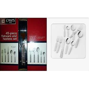   Chaps Home 45 pc. Russell Flatware and Hostess Set