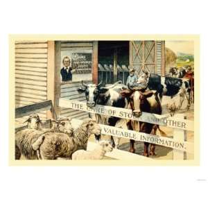 The Care of Stock and Other Valuable Information Giclee Poster Print 