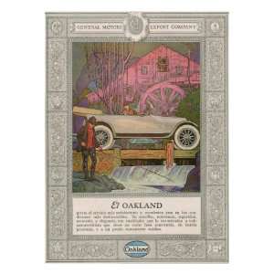   Oakland, Magazine Advertisement, USA, 1920 Premium Poster Print Home