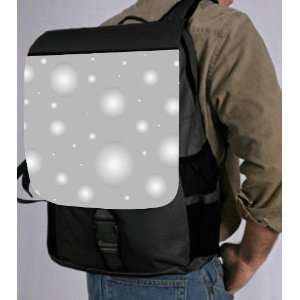 com Grey Bubbles Design Back Pack   School Bag Bag   Laptop Bag  Book 