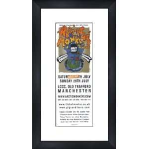  ARCTIC MONKEYS Old Trafford July 2007   Custom Framed 