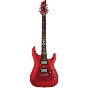  Schecter C 1 Lady Luck Electric Guitar (Racing Red, Left 