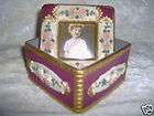 victorian inspired photo frame velveteen treasure box  