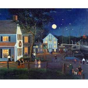  Sally Caldwell Fisher   Summer Evening at Mystic Seaport 