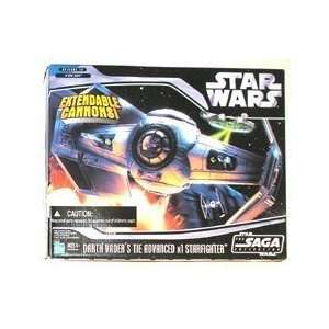   Wars Saga 06 Vehicle Darth Vaders Custom TIE Advanced Toys & Games