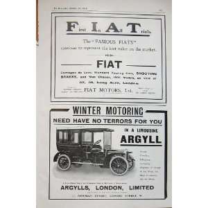   1906 Motor Car Colonel Cody Simms Fiat Argylls London