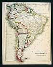 1868 dower map south america brazil argentina peru chile colombia