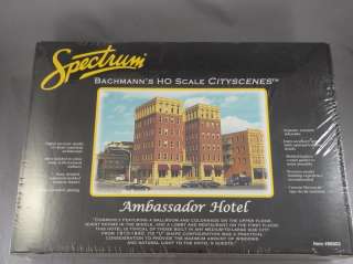   BACHMANN SPECTRUM #88002 CITYSCENES AMBASSADOR HOTEL BUILDING KIT