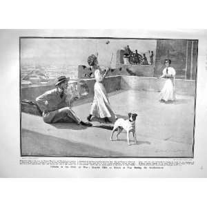  1908 ENGLISH GIRLS TABRIZ GAME ALFONSO MANUEL DEANE