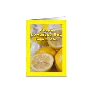 Lemonade Day ~ August 20th Card