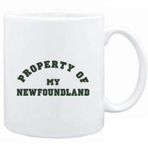  Mug White  PROPERTY OF MY Newfoundland  Dogs