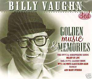 BILLY VAUGHN GOLDEN MUSIC & MEMORIES 3 CD BOX SET  