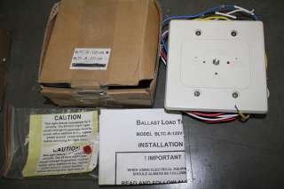 NINE 24 INC. BLTC R 120V BALLAST LOAD TRANSFER CONTROL RELAY SYSTEM 