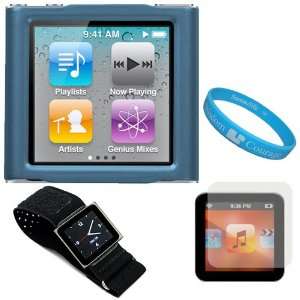 iPod Nano Touch 6th Generation + Clear Screen Protector for iPod Nano 