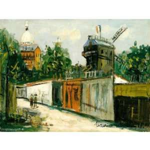 FRAMED oil paintings   Maurice Utrillo   24 x 24 inches   Le Moulin De 