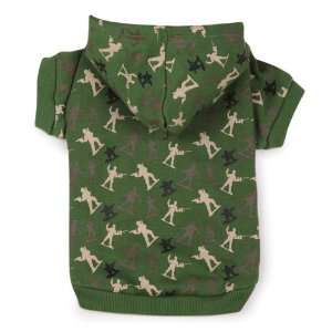   /Cotton Special Ops Dog Hoodie, Large, Army Green