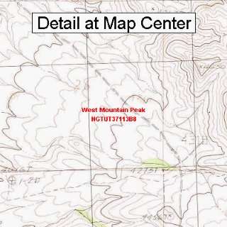   Map   West Mountain Peak, Utah (Folded/Waterproof)