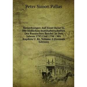   Kupfern U. Kt, Volume 2 (German Edition) Peter Simon Pallas Books
