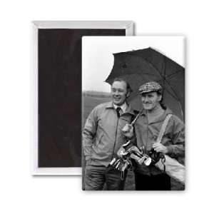  Graham Hill and Larry Webb   3x2 inch Fridge Magnet 