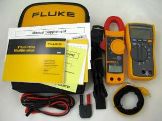 Fluke 116/322 True RMS Multimeter/Clamp Meter Combo Kit 095969399746 