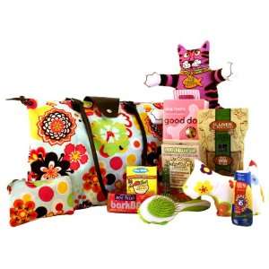  Power To The Flower Dog Gift Basket Featuring the Lickety 