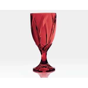 Noritake Crystal Breeze Red Water Goblets  Kitchen 