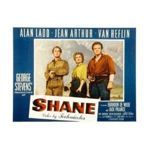  Shane, Alan Ladd, Jean Arthur, Van Heflin, 1953 