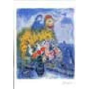   Le Cog   Artist Marc Chagall  Poster Size 35 X 24
