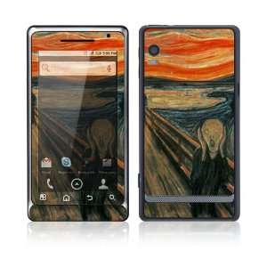  The Scream Protector Skin Decal Sticker for Motorola 