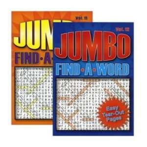  Jumbo Find A Word Puzzles Book Case Pack 48 Everything 