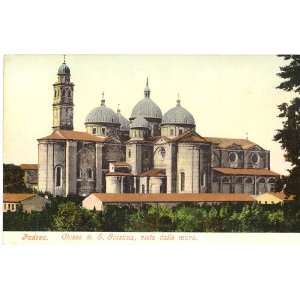   Postcard Chiesa di Santa Giustina Padova Italy 