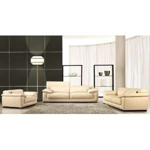 702 Leather Sofa Set