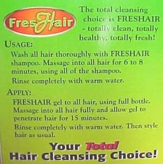 FresHAIR Detox Shampoo HAIR FOLLICLE CLEANSER New  