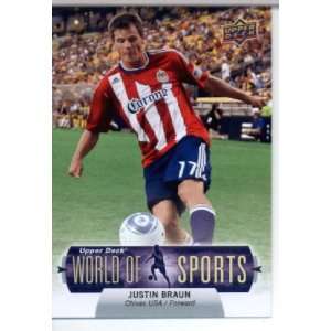 2011 Upper Deck World of Sports Soccer Card #230 Justin Braun Chivas 