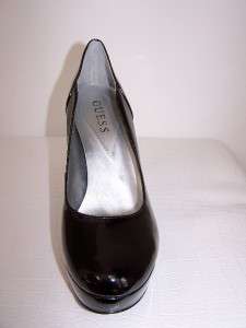 NEW GUESS Marciano BLACK SANDREA Patent Pumps Shoes  
