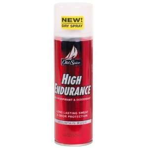  OLD Spice High Endurance Mountain Rush Spray 6 Oz (Pack of 
