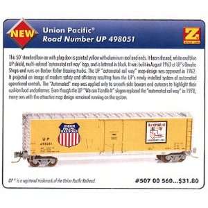  MicroTrains Union Pacific UP #498051 50 Standard Boxcar w 