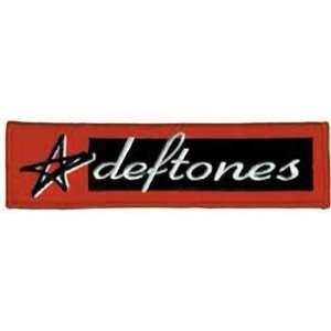  DEFTONES STAR EMBROIDERED PATCH