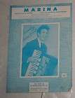 1959 MARINA SHEET MUSIC ROCCO GRANATA Photo Cover