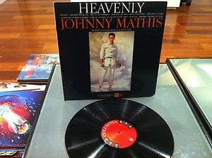 JOHNNY MATHIS HEAVENLY LP VINYL RECORD  