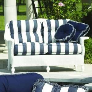   Love Seat Cushion Set Fabric Flagship Persimmon Patio, Lawn & Garden