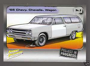 1965 CHEVROLET CHEVELLE WAGON Muscle Car TRADING CARD  