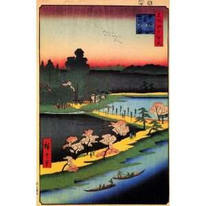   Hiroshige Azuma Shrine and the Entwined Camphor